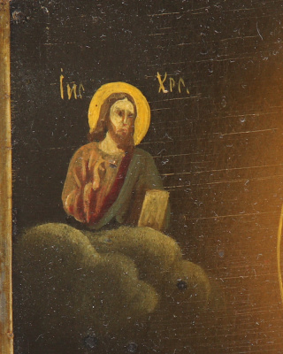 Антикварная икона «Святитель Николай Мирликийский Чудотворец», дерево, Россия, 19 в.