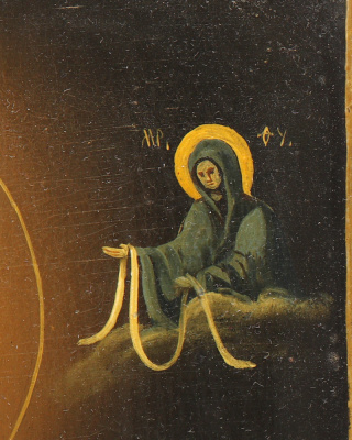 Антикварная икона «Святитель Николай Мирликийский Чудотворец», дерево, Россия, 19 в.